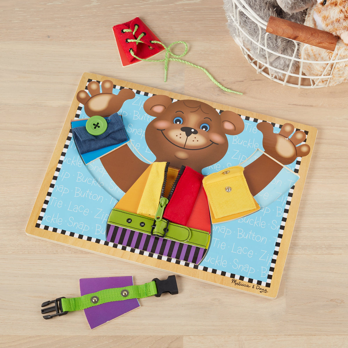 Educational Basic Skills Puzzle Board