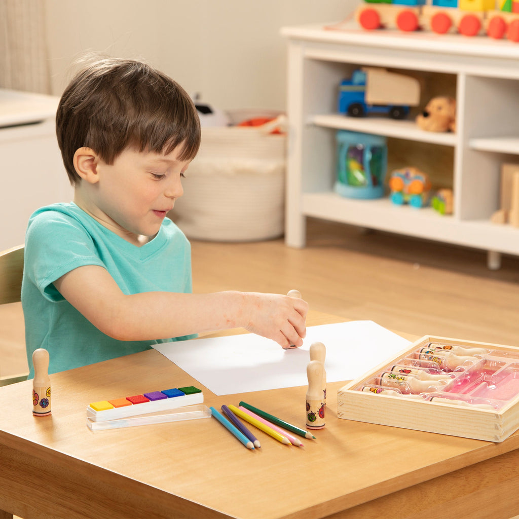 Educational Deluxe Happy Handle Stamp Set