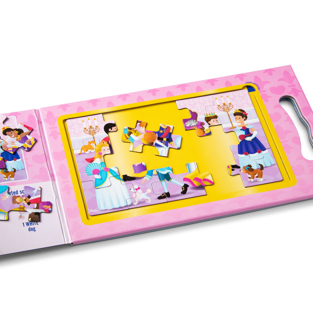 Educational Take-Along Magnetic Jigsaw Puzzles Princesses