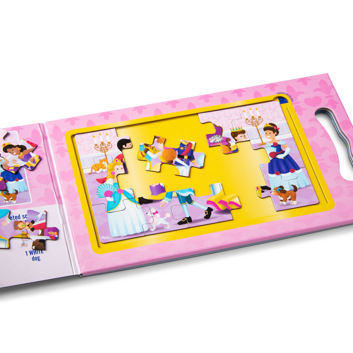Educational Take-Along Magnetic Jigsaw Puzzles Princesses