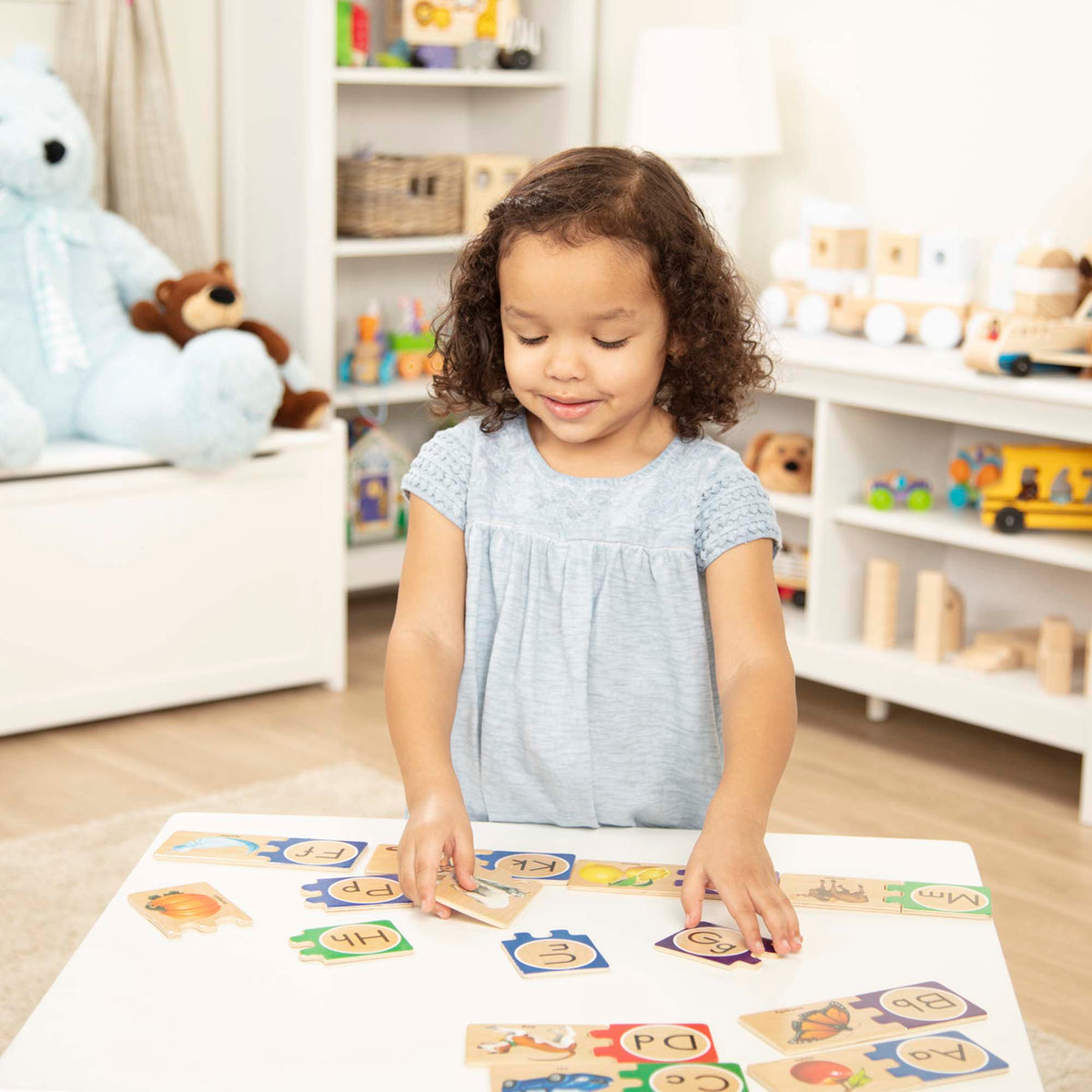 Educational Self-Correcting Letter Puzzles