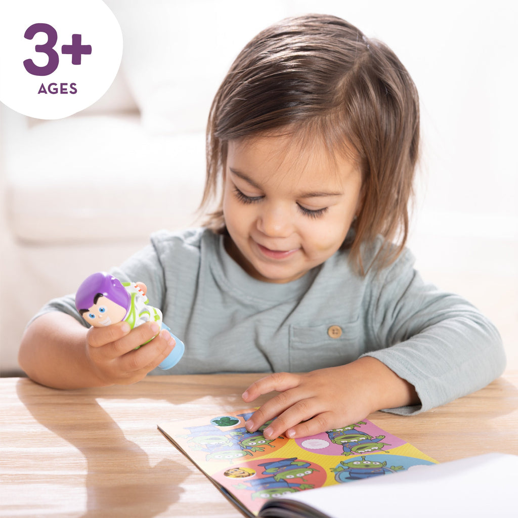 Educational Sticker WOW Disney Toy Story Buzz Lightyear Bundle Activity Pad & Sticker Stamper Mini Activity Pad and 200 Refill Stickers