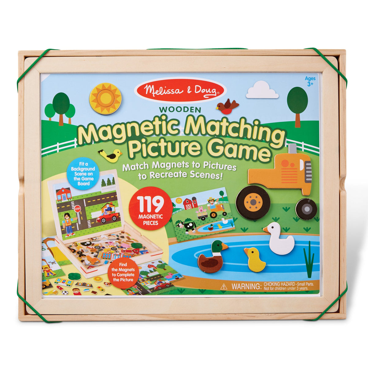 Educational Magnetic Matching Picture Game