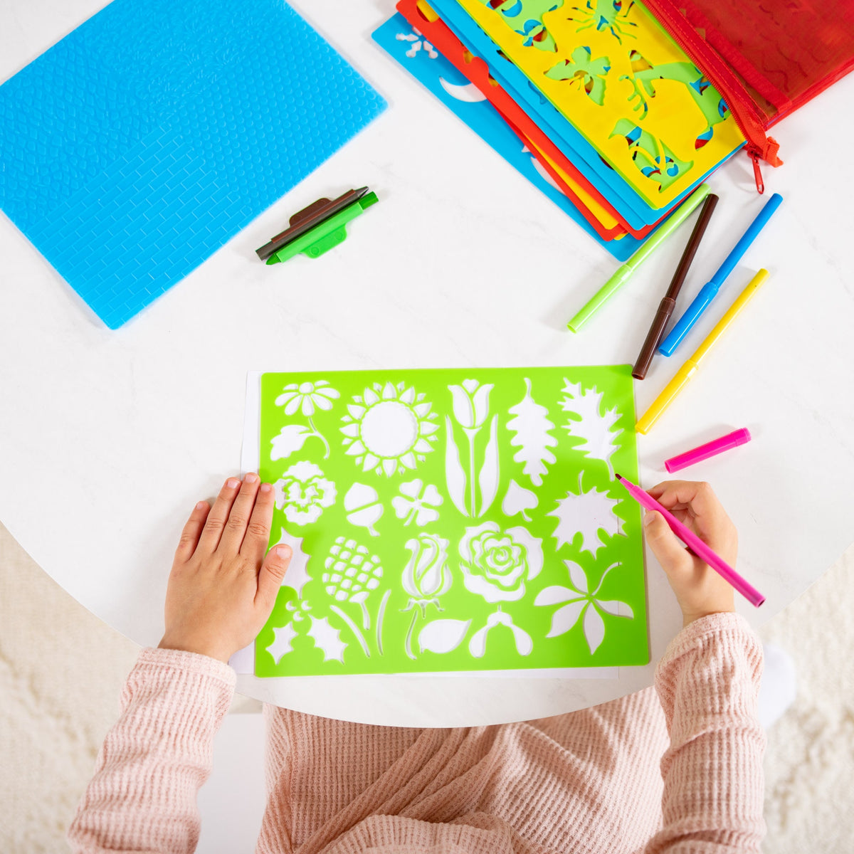 Educational Created by Me Stencil Art Activity Kit