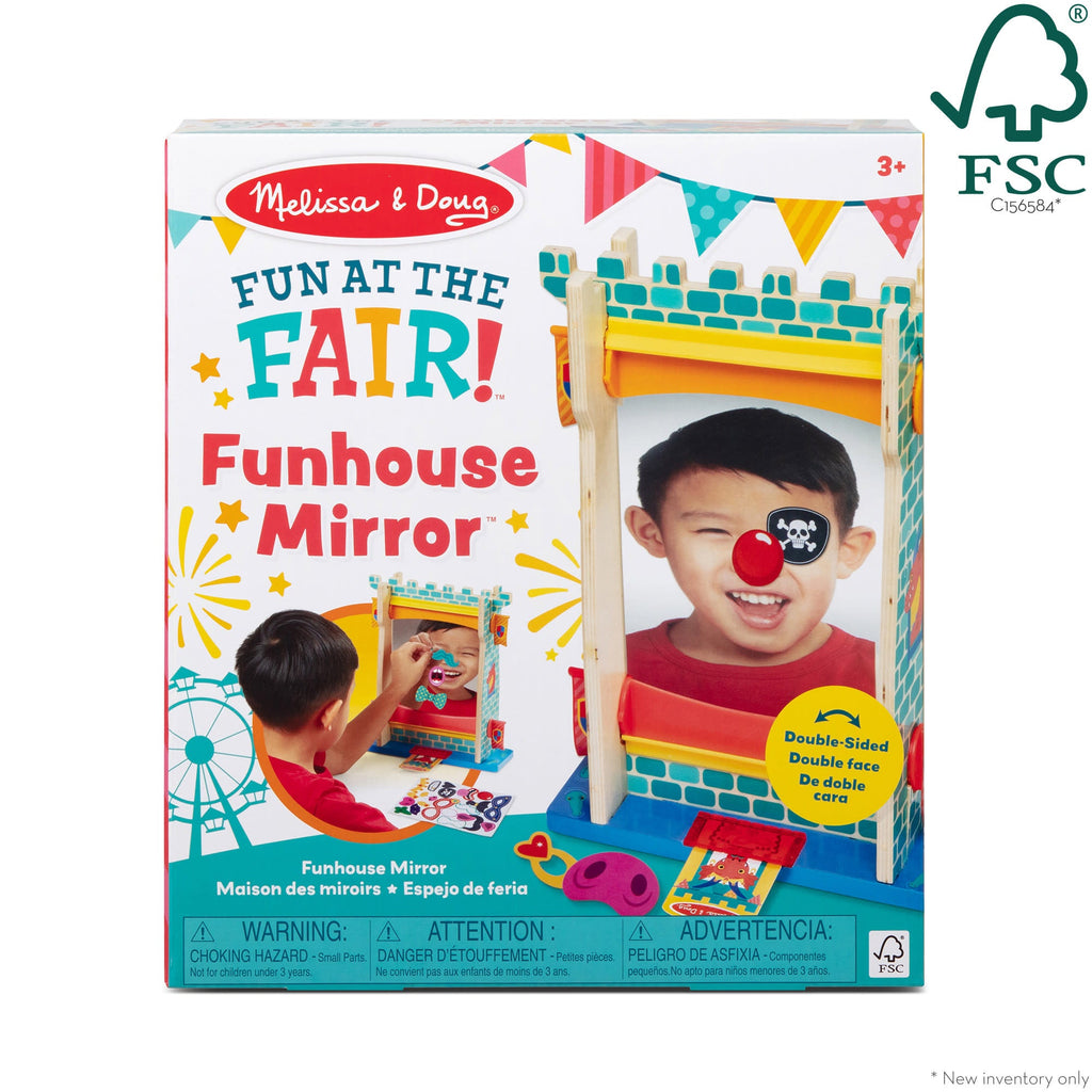 Educational Fun at the Fair Funhouse Mirror