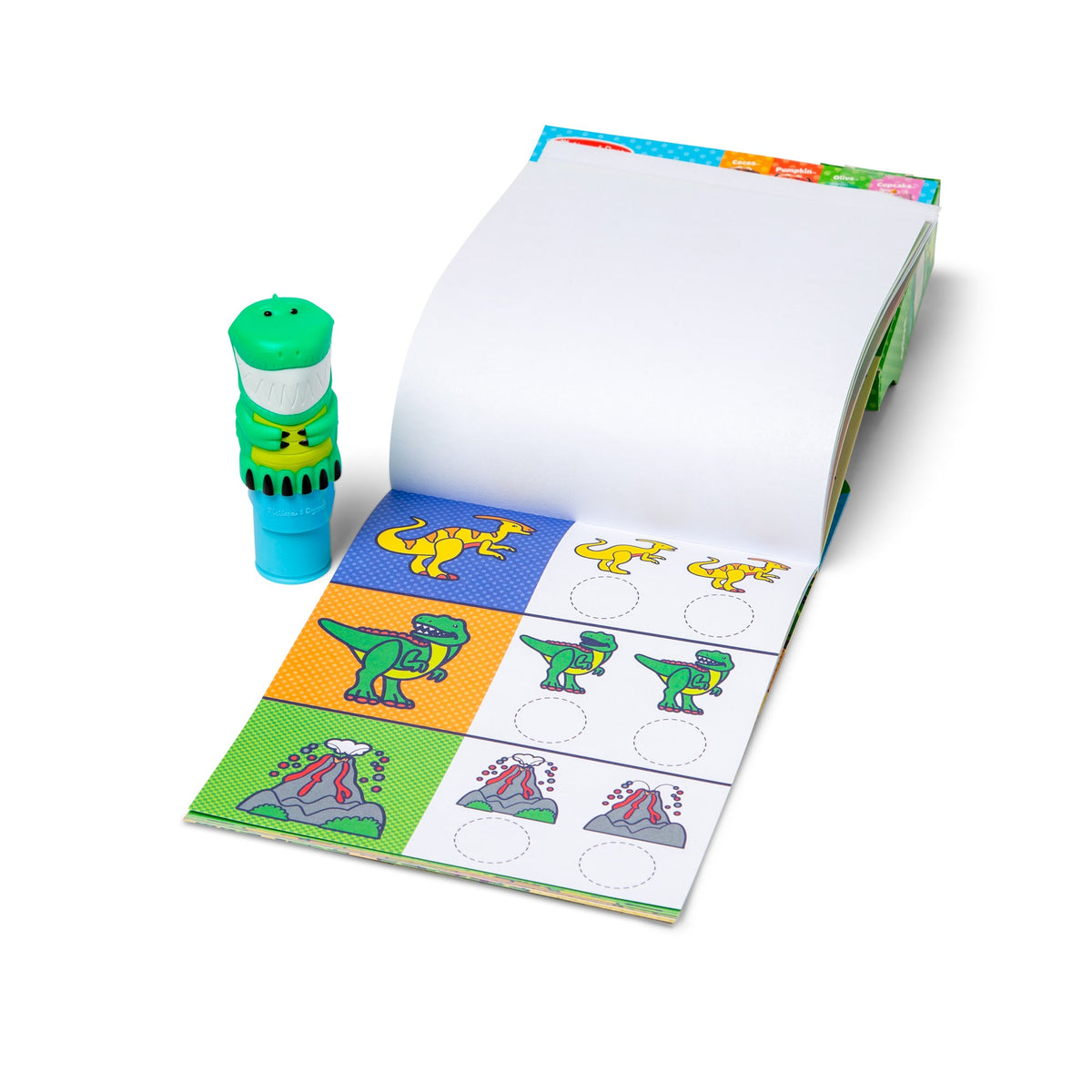 Educational Sticker WOW Dinosaur Bundle Activity Pad & Sticker Stamper Mini Activity Pad and 200 Refill Stickers