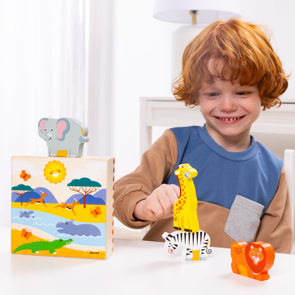 Educational Wooden Animal Matching - Safari