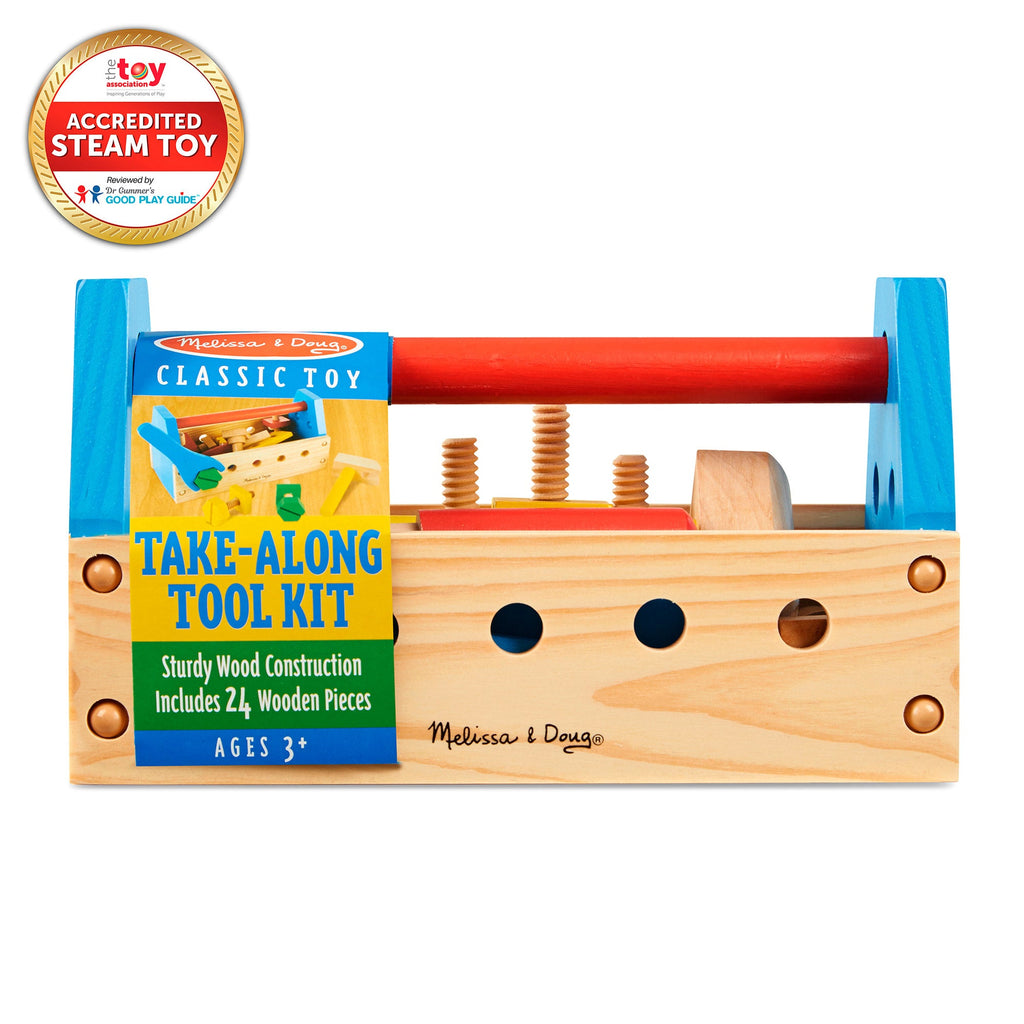 Educational Wooden Take-Along Tool Kit
