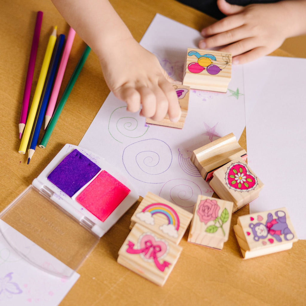 Educational Wooden Stamp Set - Friendship
