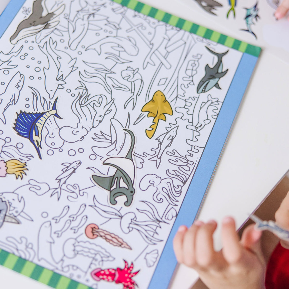 Educational Seek & Find Sticker Pad Animals