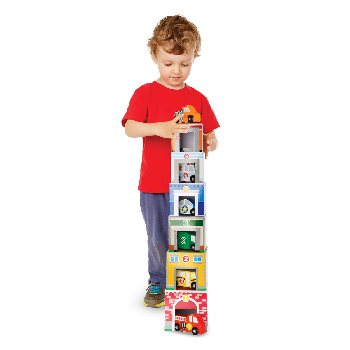 Educational Nesting & Sorting Buildings & Vehicles