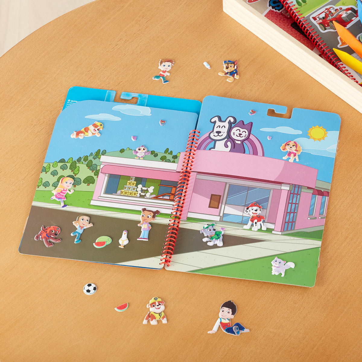 Educational PAW Patrol Restickable Puffy Stickers - Adventure Bay