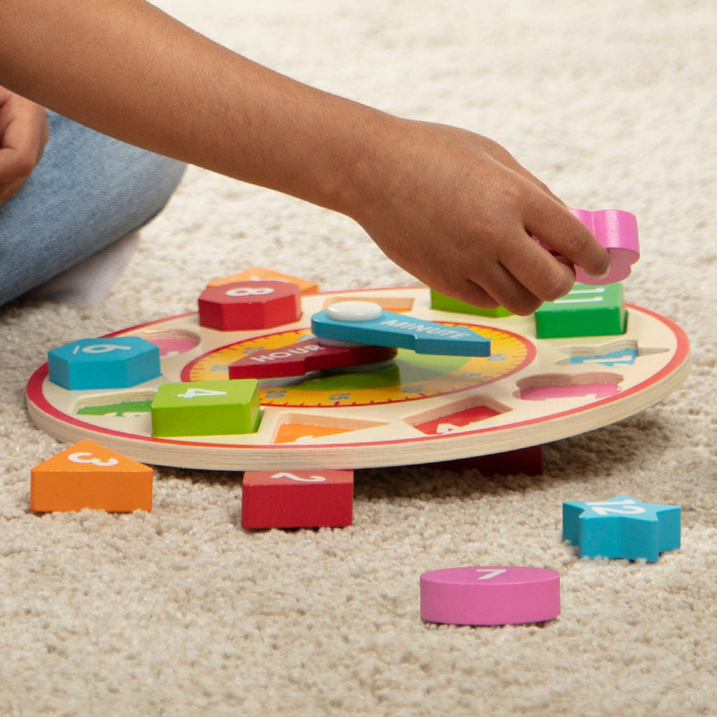 Educational Shape Sorting Clock