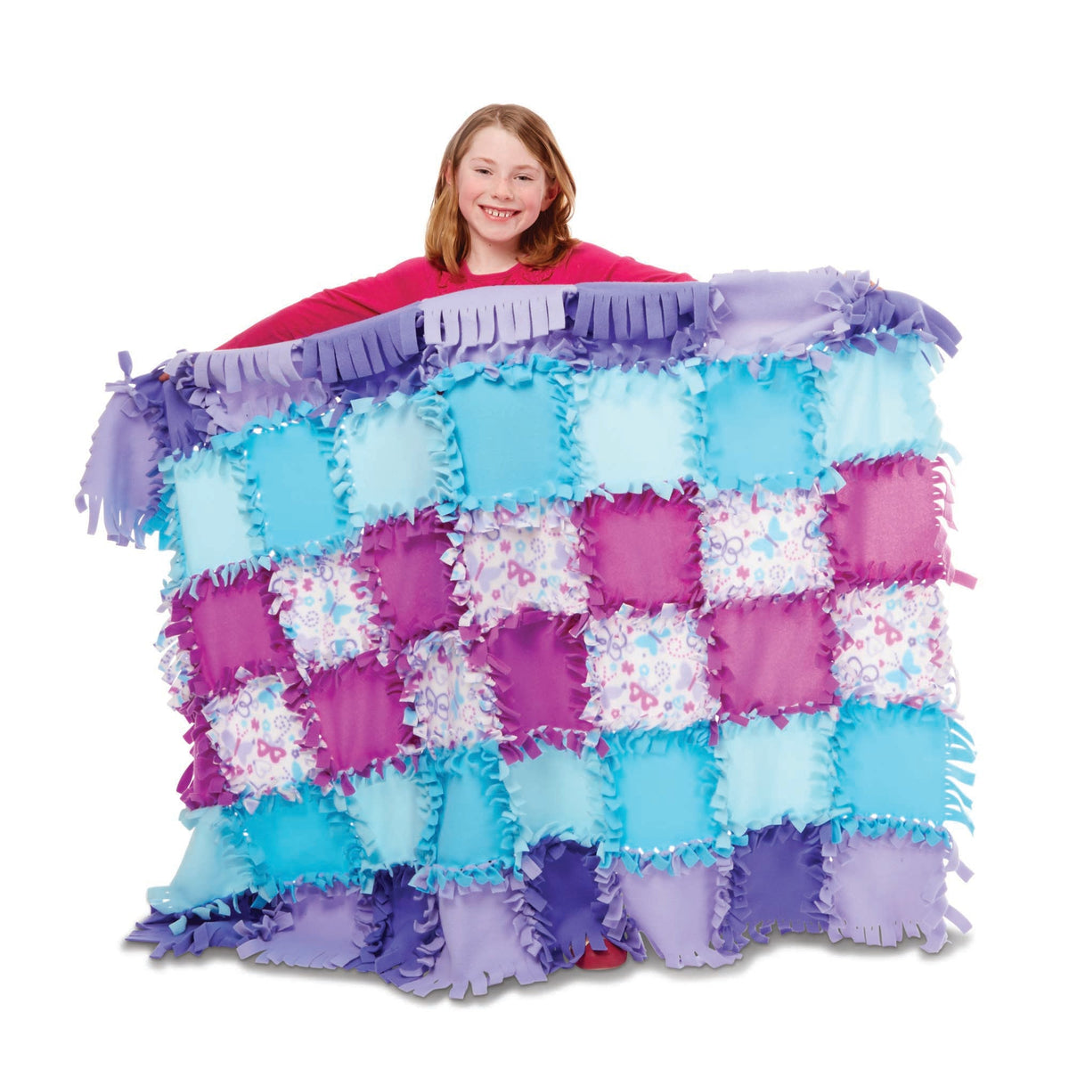 Educational Created by Me Butterfly Fleece Quilt