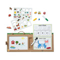 Educational Natural Play Play Draw Create Reusable Drawing & Magnet Kit Farm