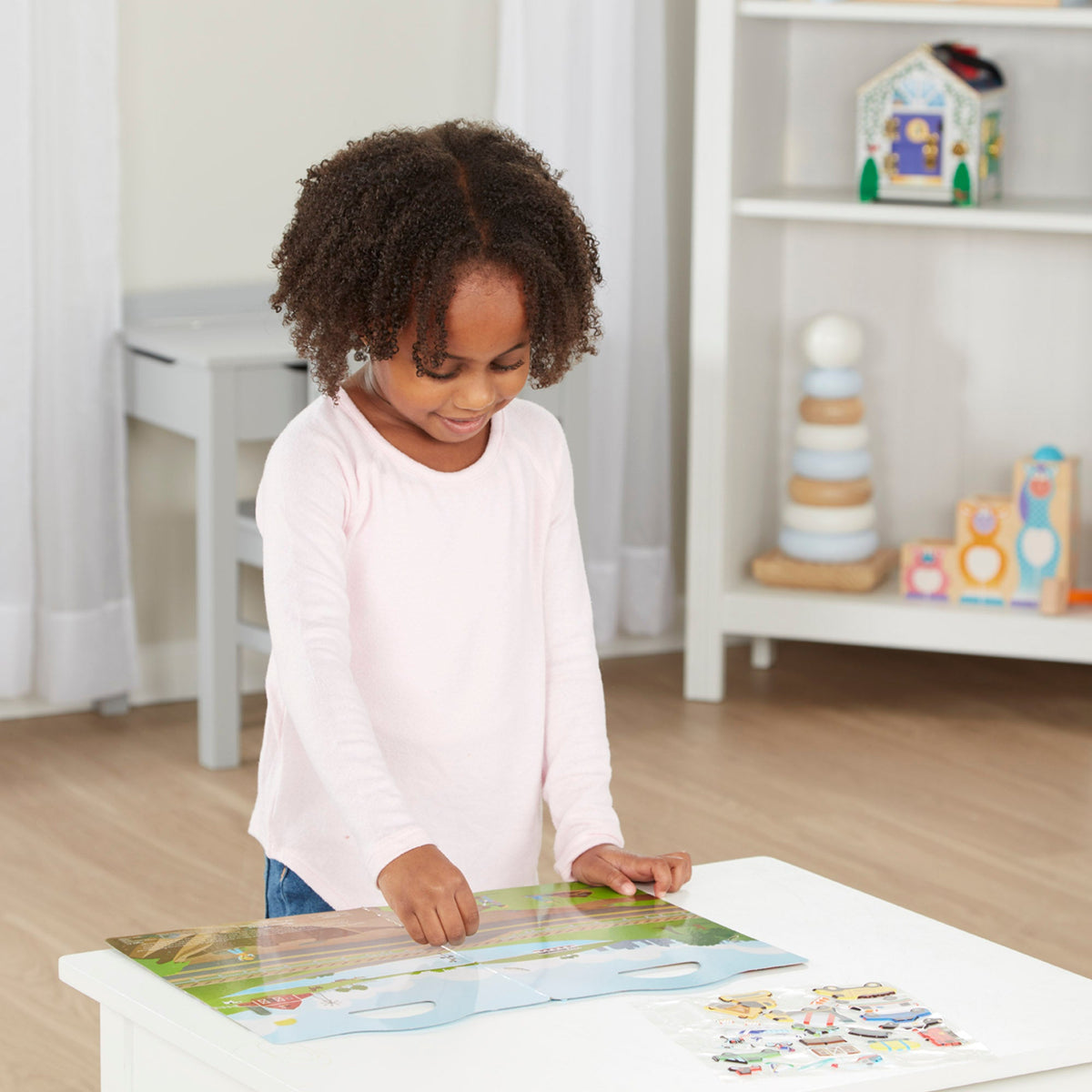 Educational Puffy Sticker Play Set - Vehicles