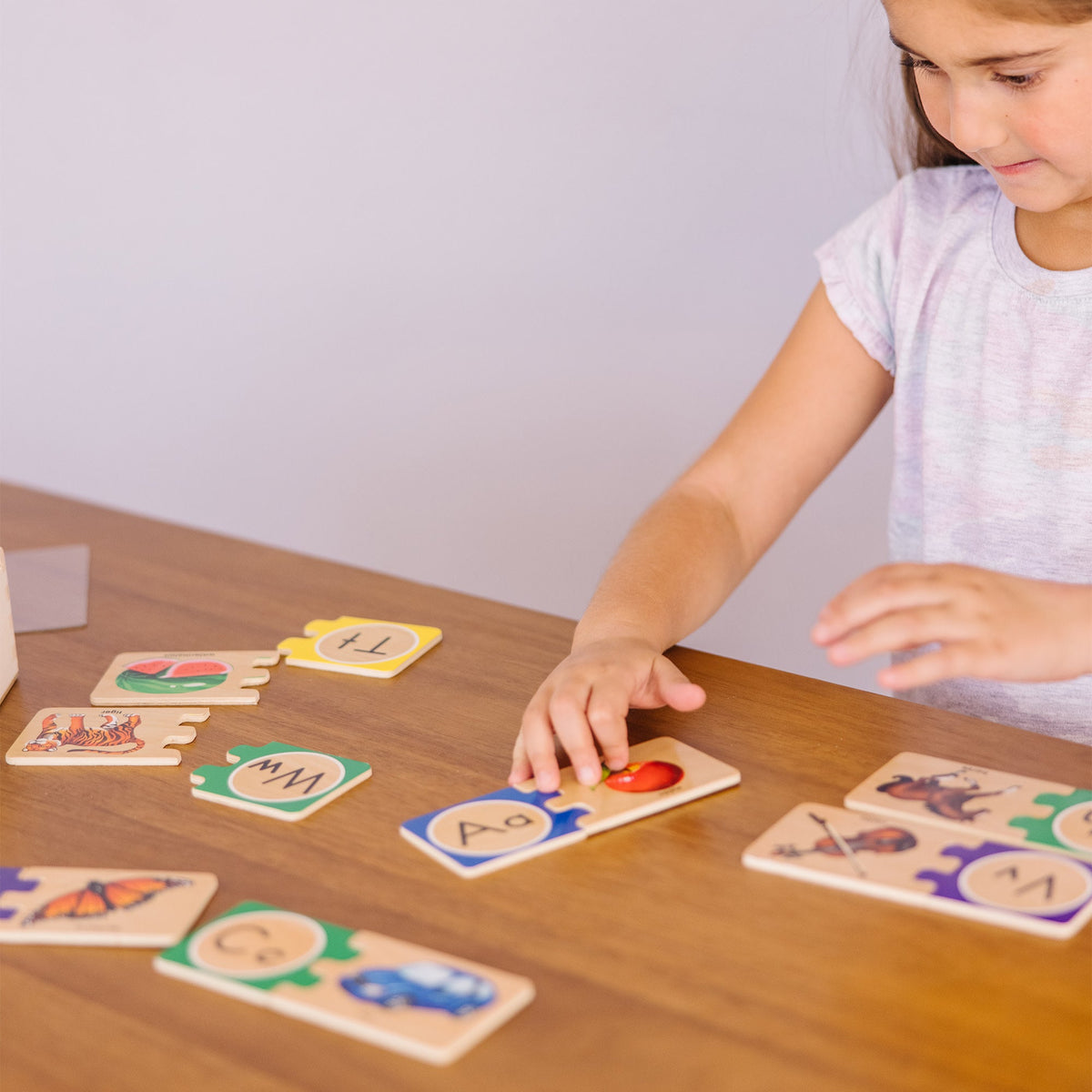 Educational Self-Correcting Letter Puzzles