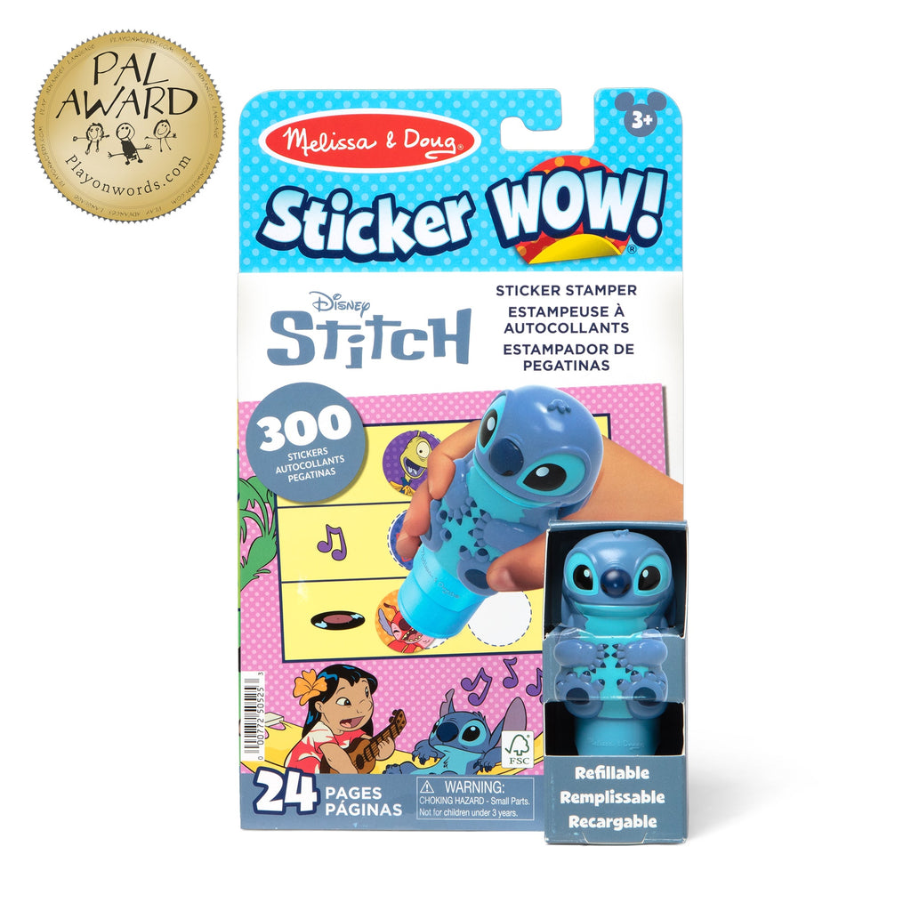 Educational Sticker WOW Disney Stitch Activity Pad & Sticker Stamper