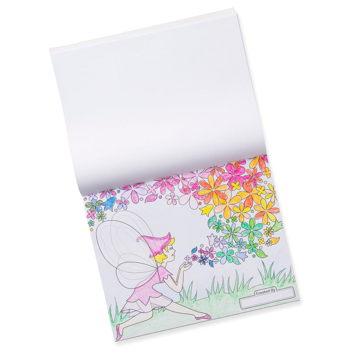 Educational Jumbo Coloring Pad - Princess & Fairy
