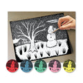 Educational Scratch Art Paper - Solid Color Assortment 60 sheets