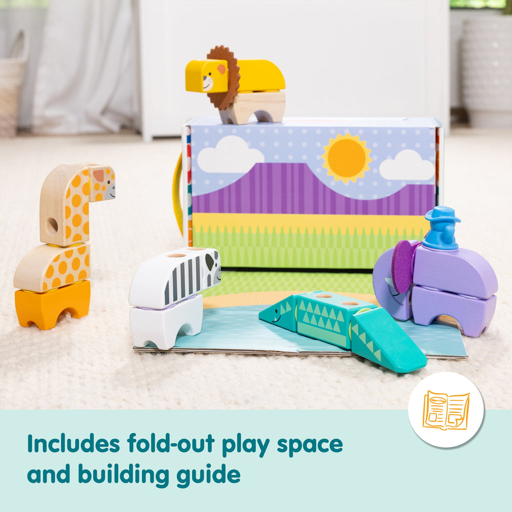 Educational Blockables Safari Play Set
