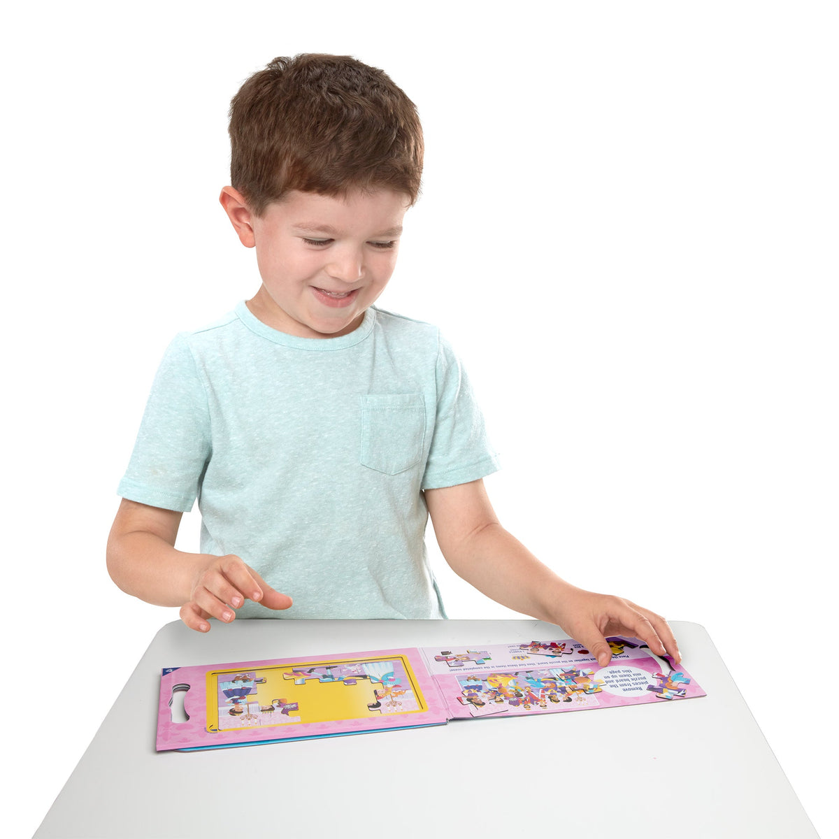 Educational Take-Along Magnetic Jigsaw Puzzles Princesses