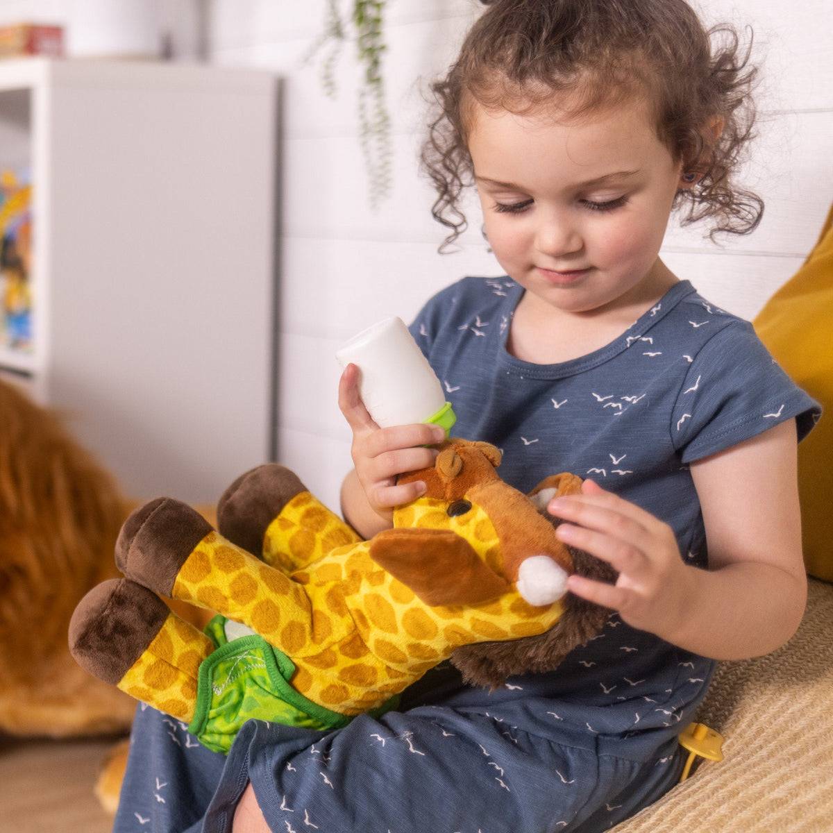 Educational Baby Giraffe Stuffed Animal