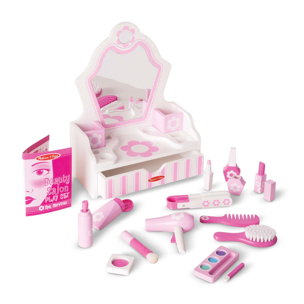 Educational Wooden Beauty Salon Play Set