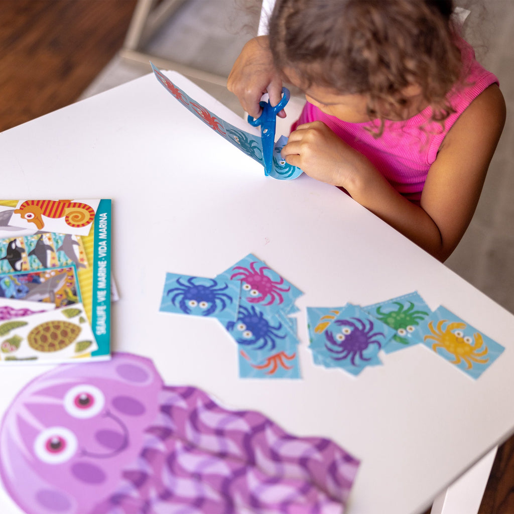 Educational Sea Life Scissor Skills Activity Pad
