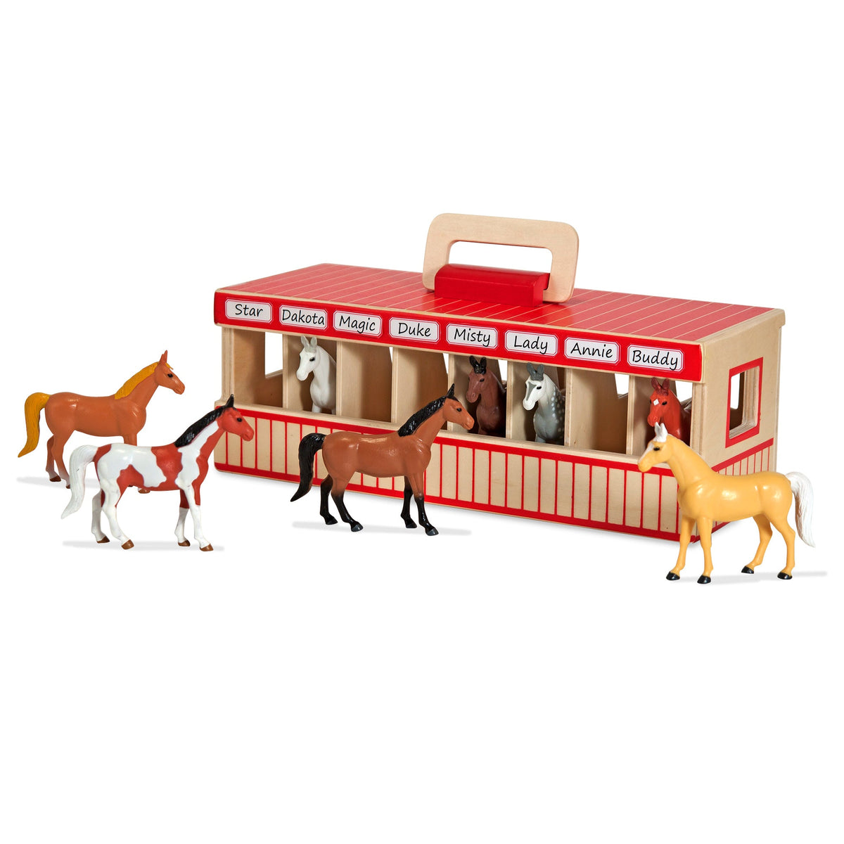 Educational Take-Along Show-Horse Stable