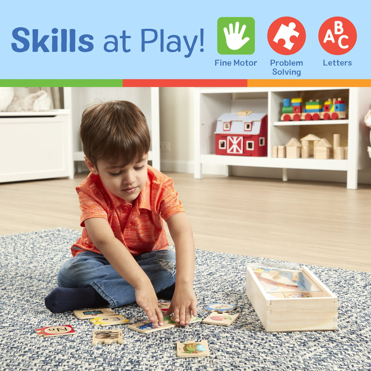 Educational Self-Correcting Letter Puzzles
