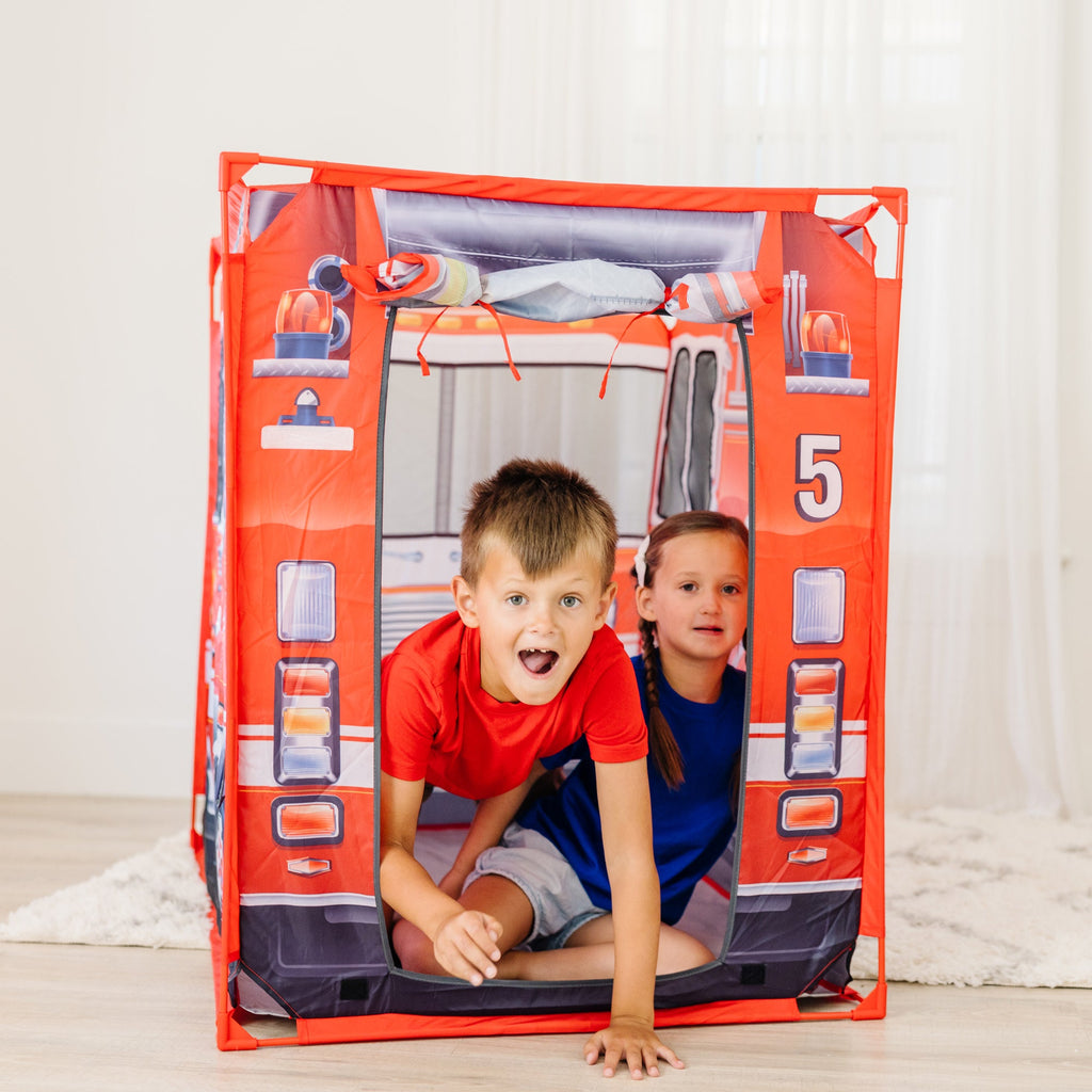 Educational Fire Truck Play Tent