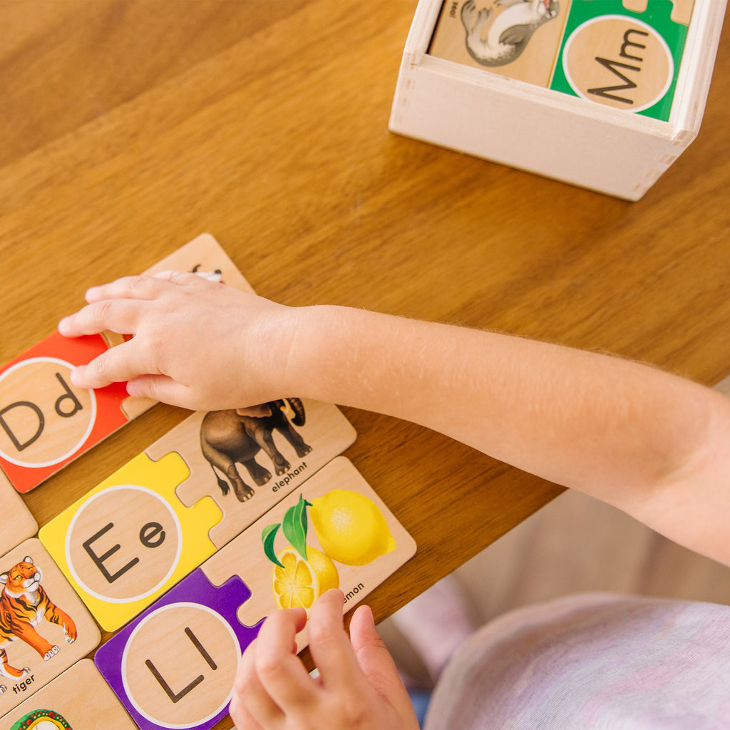 Educational Self-Correcting Letter Puzzles