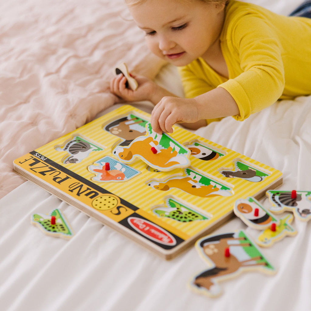 Educational Pets Sound Puzzle - 8 Pieces