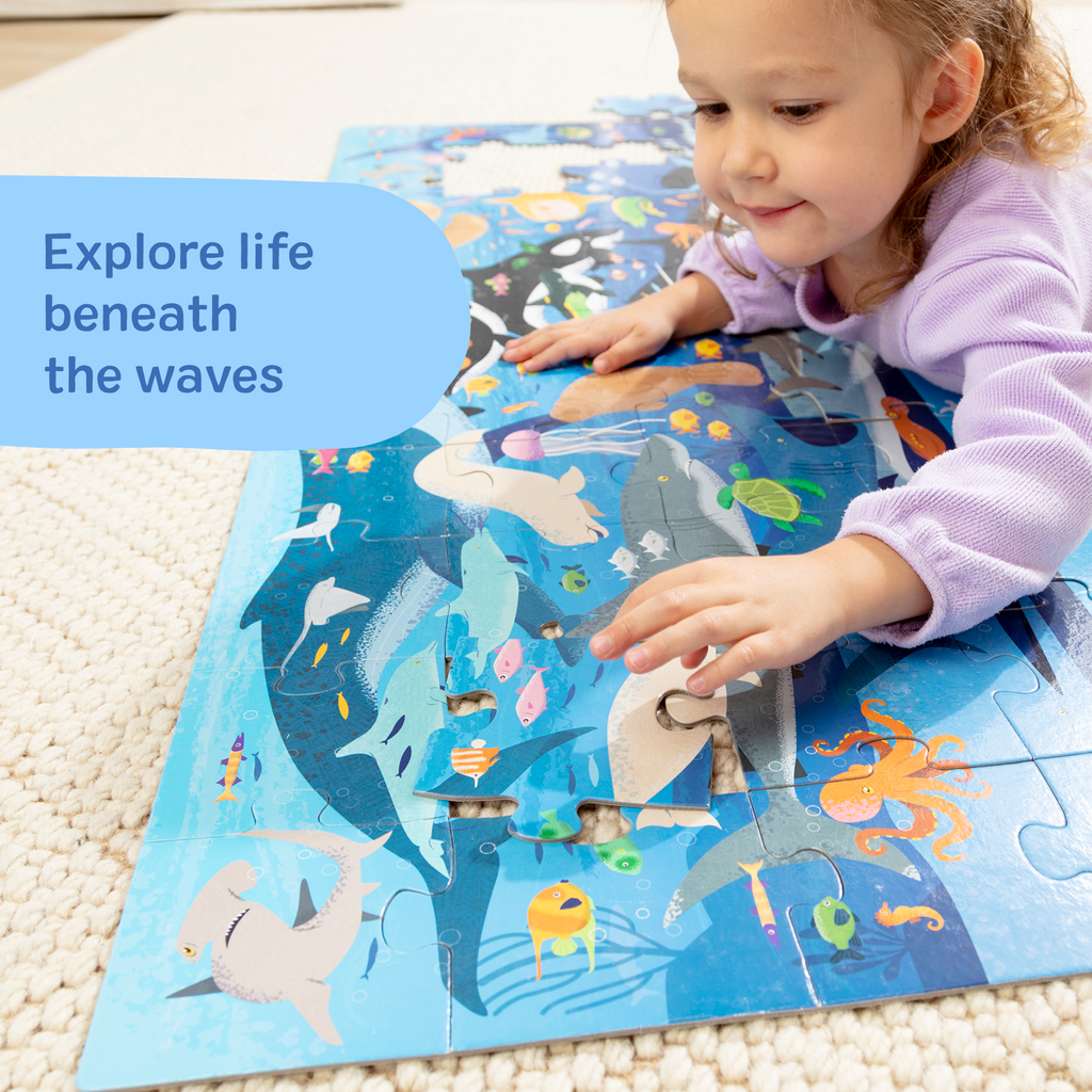 Educational Search & Find Beneath the Waves Floor Puzzle - 48 Pieces