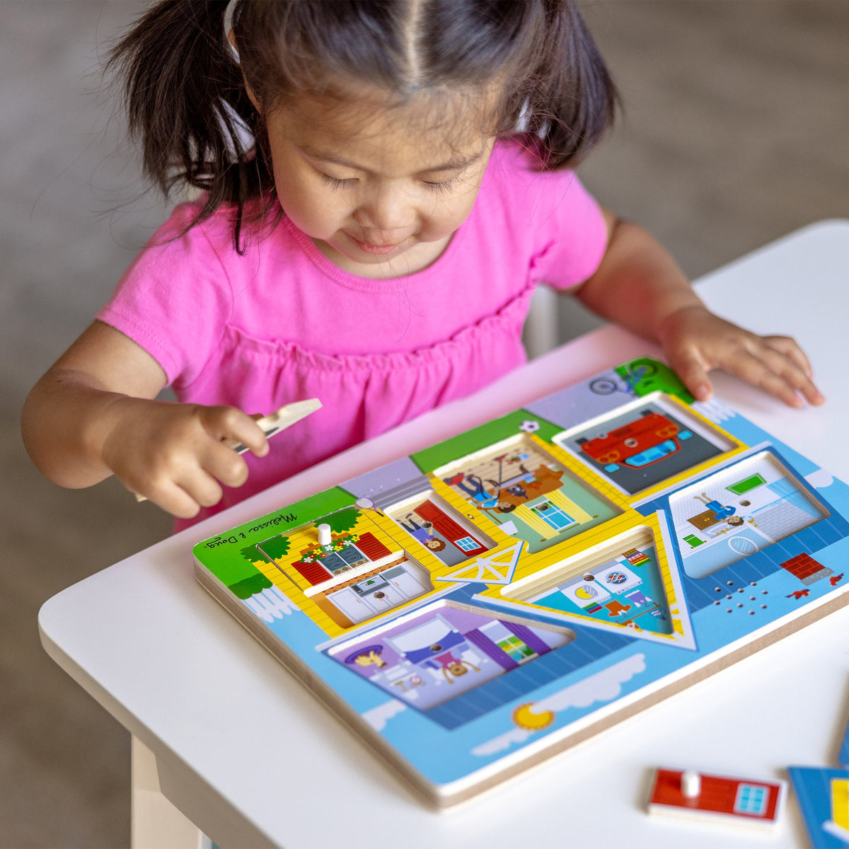 Educational Around the House Sound Puzzle - 8 Pieces