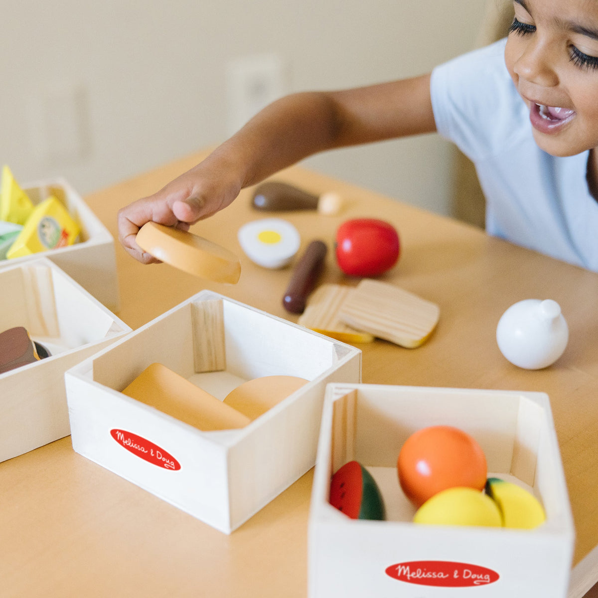 Educational Food Groups - Wooden Play Food