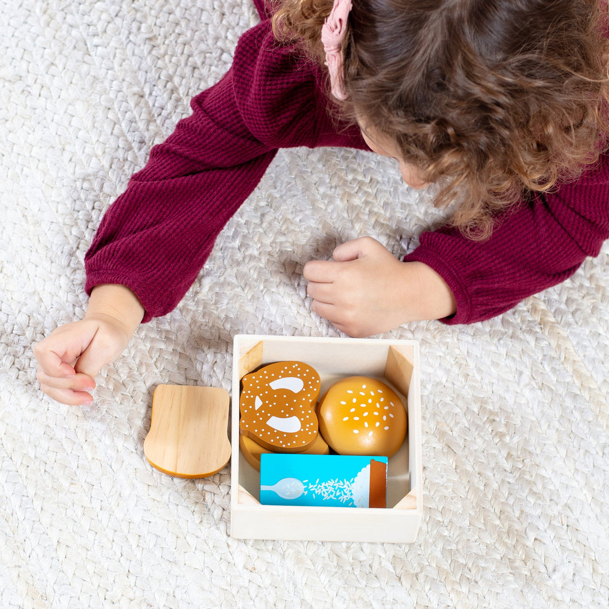 Educational Wooden Food Groups Play Set Grains