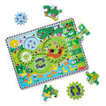 Educational Animal Chase I-Spy Wooden Gear Puzzle