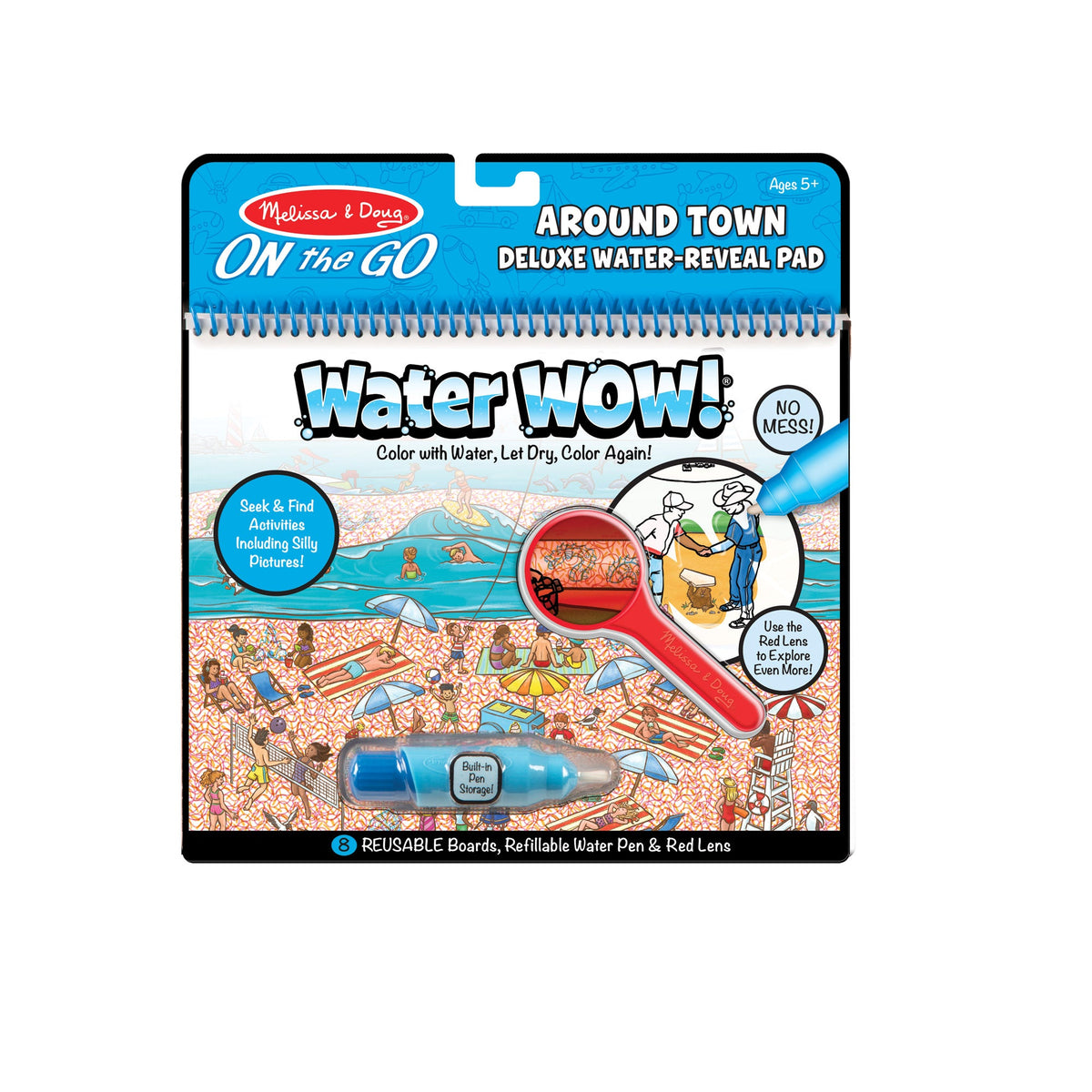 Educational Water Wow Deluxe Water-Reveal Pad - Around Town