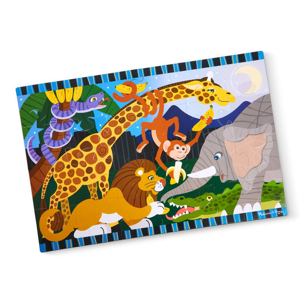 Educational Safari Social Floor Puzzle - 24 Pieces
