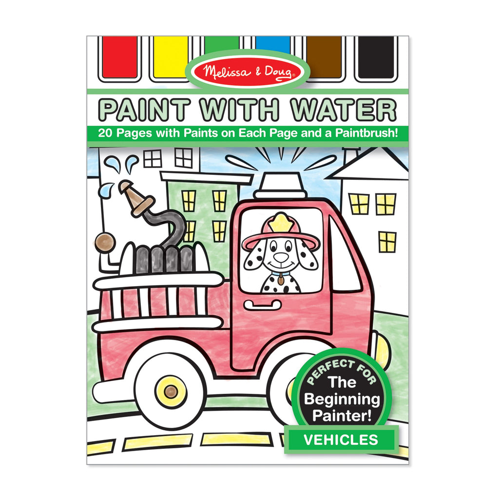 Educational Paint With Water - Vehicles