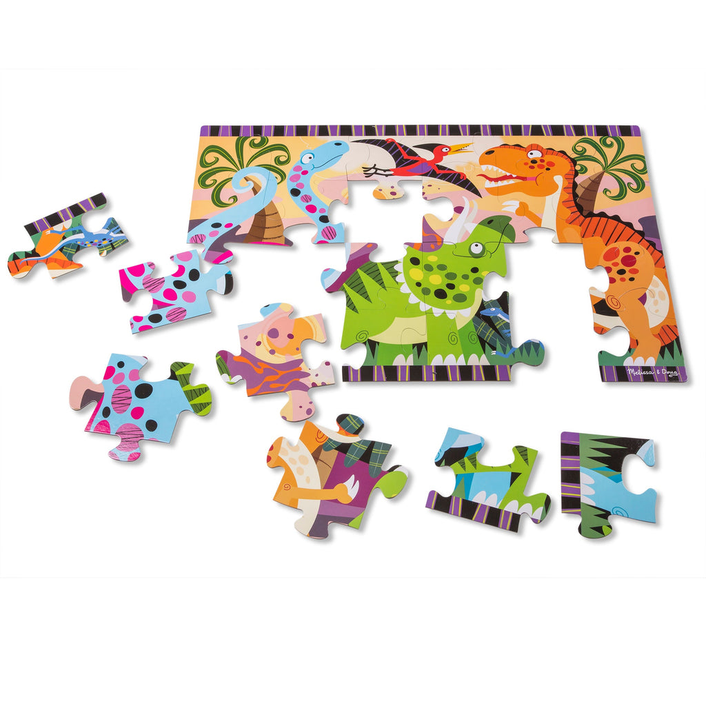 Educational Dinosaur Dawn Floor Puzzle - 24 Pieces