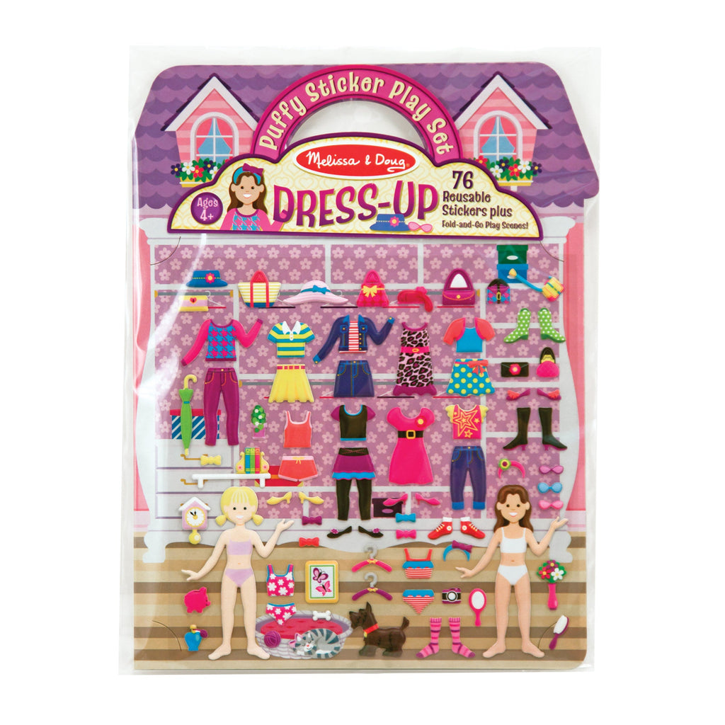 Educational Puffy Sticker Activity Book - Dress-Up