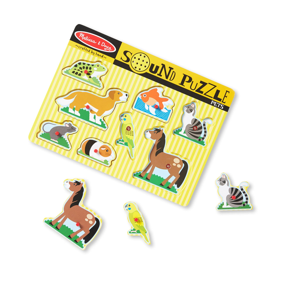 Educational Pets Sound Puzzle - 8 Pieces