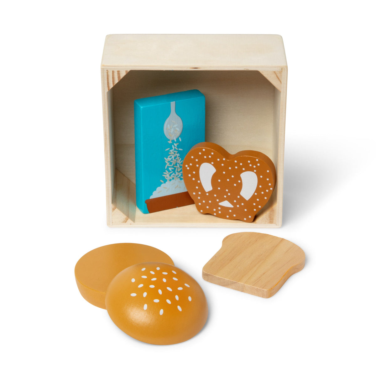 Educational Wooden Food Groups Play Set Grains