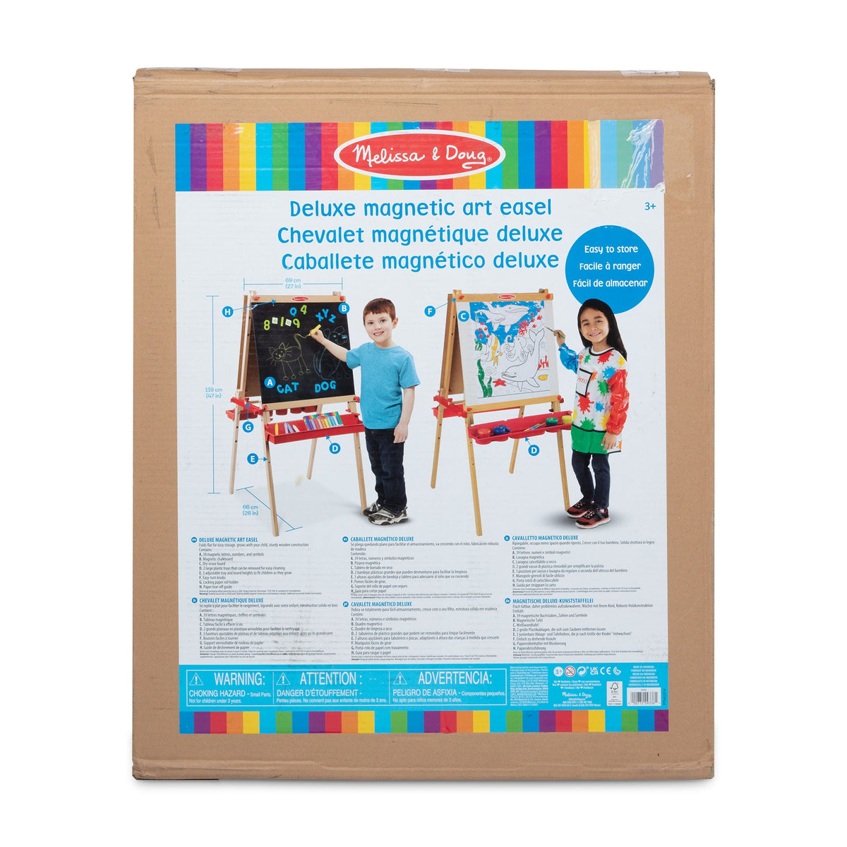 Educational Deluxe Magnetic Standing Art Easel