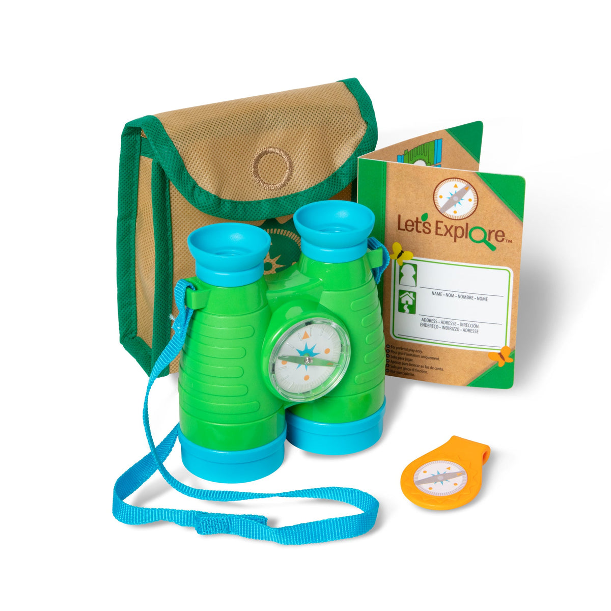 Educational Lets Explore Binoculars & Compass Play Set