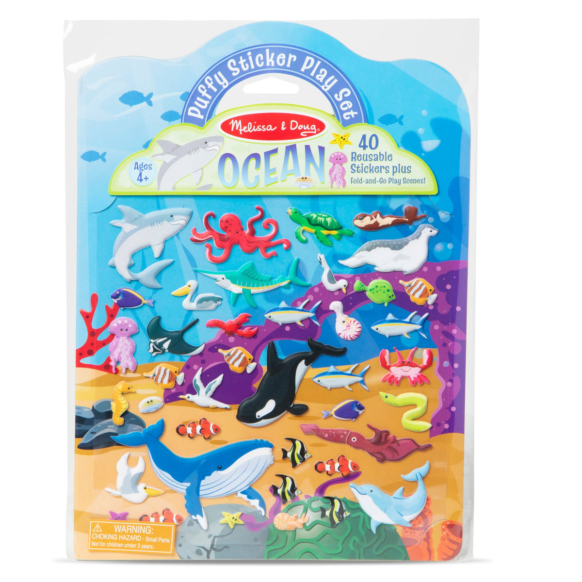 Educational Puffy Sticker Play Set - Ocean