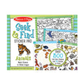 Educational Seek & Find Sticker Pad Animals